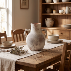 Terracotta Farmhouse Vase - Light Brown