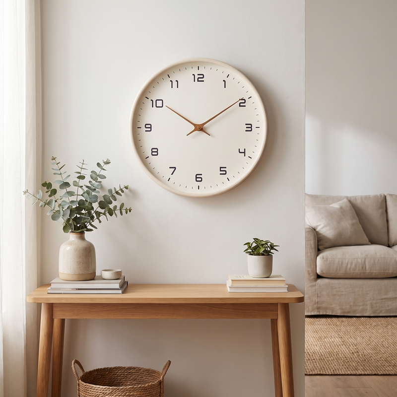 Nordic Wooden Wall Clock