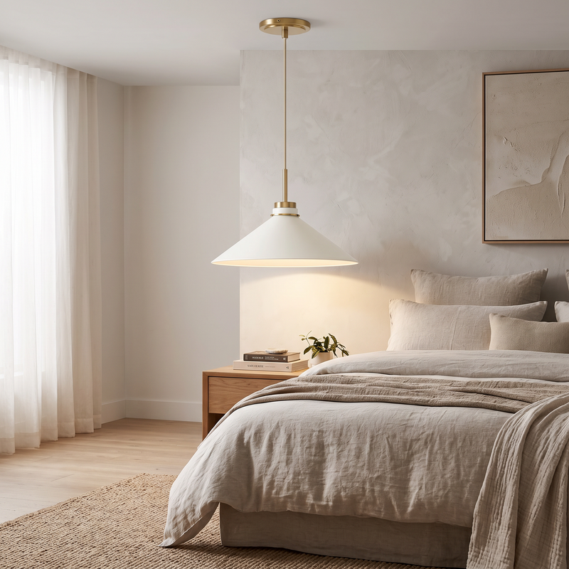 Iron Bedside Pendant Light