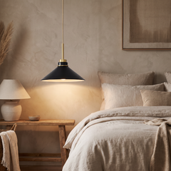 Iron Bedside Pendant Light - Finish C / D25cm