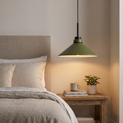 Iron Bedside Pendant Light - Finish B / D25cm