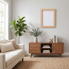 Wooden Shadow Box Frame - Natural Wood - 5 Inch