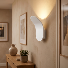 Nordic LED Wall Light - White