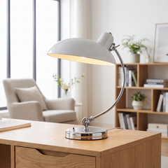 Bauhaus Adjustable Table Lamp - White
