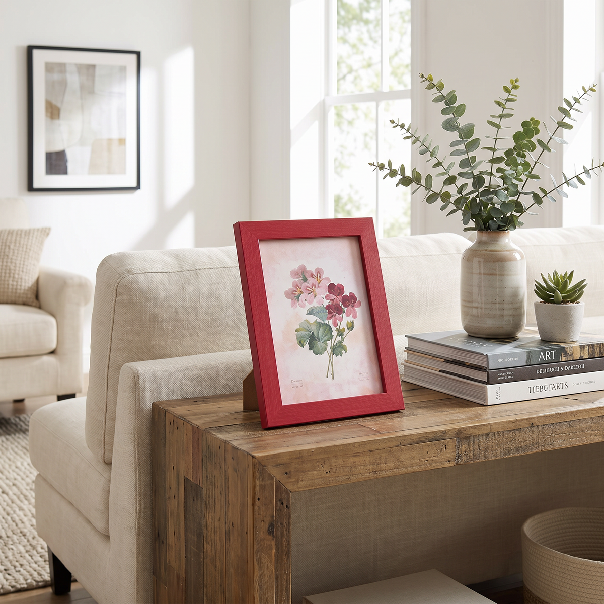Decorative Picture Frame Stand - Red