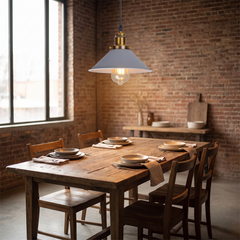 Vintage Loft Pendant Light - Grey – Single Pendant