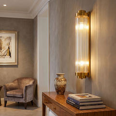 Luxury Crystal Wall Sconce - Vertical Column — 16x60cm