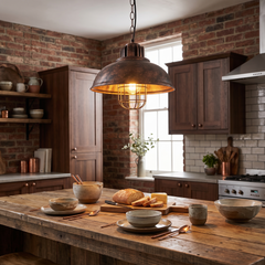 Bronze Edison Pendant Lamp - Style D – Rust