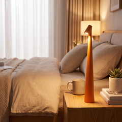 USB Touch Dimming Table Lamp - Orange