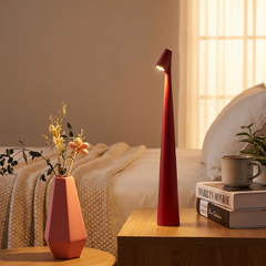 USB Touch Dimming Table Lamp - Red