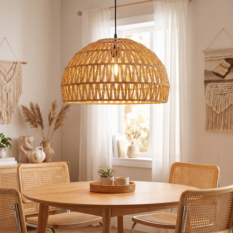 Wicker Pendant Lampshade