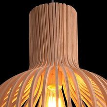 Wooden Birdcage Pendant Light